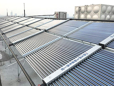 南通二建宿舍10吨太阳能热水工程